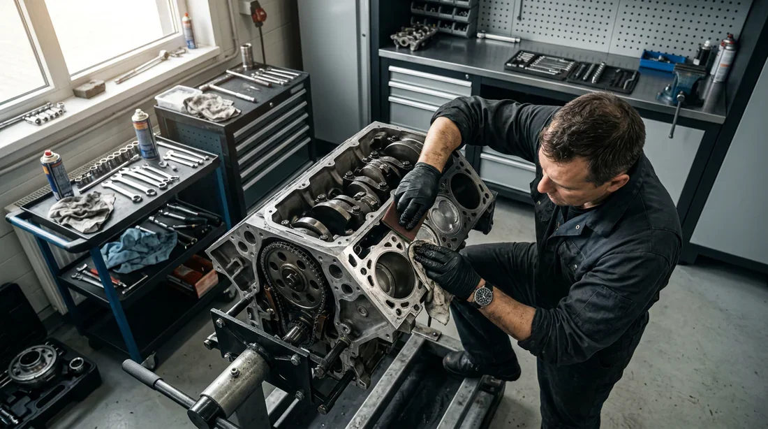 Les étapes de serrage angulaire sur le moteur PSA