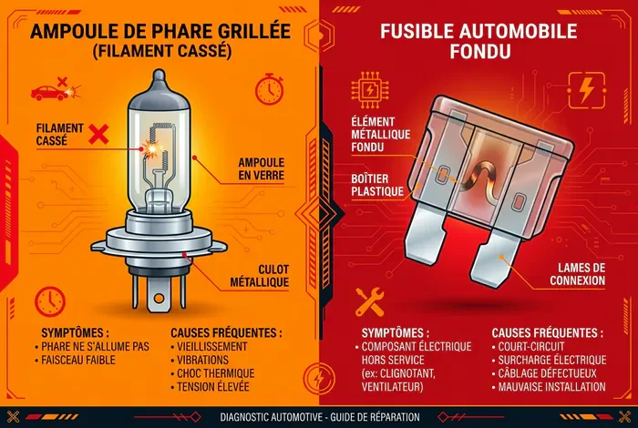 2 feux stop sur 3 ne fonctionnent pas : 4 causes - 2 feux stop sur 3 HS ? Le guide pour réparer en 2 min - Pourquoi 2 feux stop sur 3 ne marchent plus ? Solutions