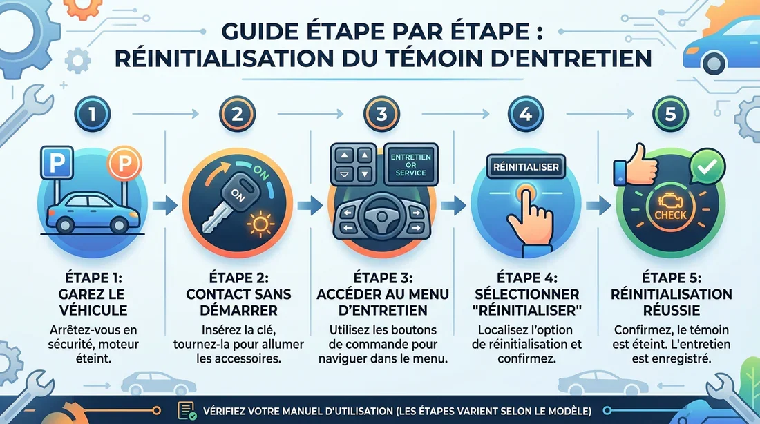Tableau de diagnostic : les combinaisons du voyant service